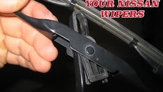 HOW TO CHANGE YOUR NISSAN WINDSHIELD WIPER [upl. by Stacee]