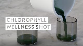 How To Make A Chlorophyll Wellness Shot [upl. by Nomed738]