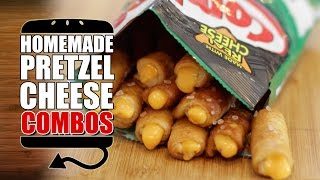 HOW TO MAKE Pizza Cracker amp Nacho Cheese Pretzel Combos Recipe  HellthyJunkFood [upl. by Hippel149]