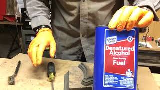 Denatured alcohol and varnish [upl. by Nileek]