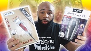 Wahl Detailer vs Andis SuperLiner  Battle of The Edge Up Trimmers [upl. by Anema804]