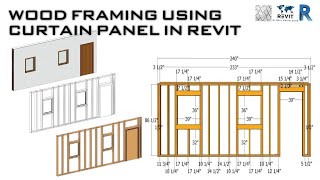 Learn how to make wood framing in Revit  Wood Construction [upl. by Jeavons]