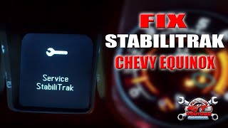 How To Fix STABILTRAK WARNING LIGHT CHEVY EQUINOX [upl. by Odlawso]