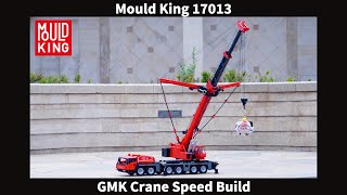 Mould King 17013 GMK Crane Speed Build [upl. by Arnst]