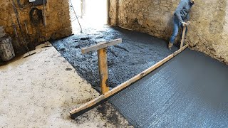 How to DIY a Concrete Floor [upl. by Nylorak]