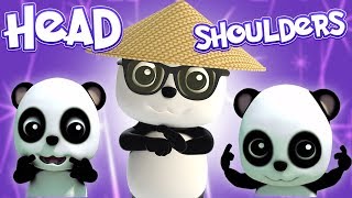 Tête Épaules Genoux Et Orteils  Comptines  Chansons Panda Bao  Head Shoulders  Kids Tv Française [upl. by Mosra]