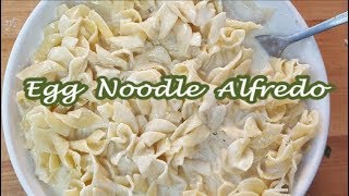 EGG NOODLE ALFREDO  RICHARD IN THE KITCHEN [upl. by Htnamas]