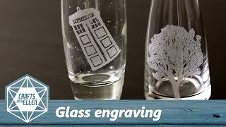 How To Engrave Glass With a Dremel  Beginners Tutorial [upl. by Nela]