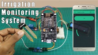 IRRIGATION MONITORING SYSTEM  How to make an IRRIGATION MONITORING SYSTEM using Nodemcu and Blynk [upl. by Yme149]