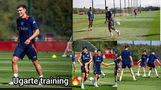 Ugarte first training at Carrington Manchester United [upl. by Hilario48]