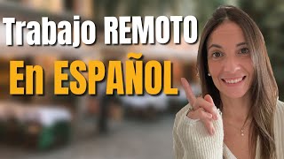 ✅ 10 páginas para de TRABAJOS REMOTOS  Trabajo Remoto En ESPAÑOL [upl. by Imehon]