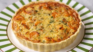 Recette  Tarte aux Crevettes 🥧🍤l [upl. by Dier]