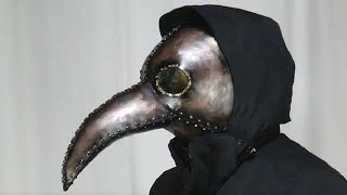 ペストマスクの作り方ペスト医師 スチームパンク  Plague doctor mask tutorial [upl. by Ettevy]