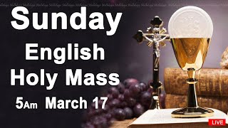 Catholic Mass Today I Daily Holy Mass I Sunday March 17 2024 I English Holy Mass I 500 AM [upl. by Marb]