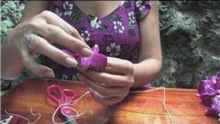 Making Hawaiian Leis  How to Make a Flower Lei [upl. by Htesil]