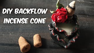 How To Make A DIY Backflow Incense Burner Cone  Smoke Fountain Cone  Whimsy Crafter [upl. by Dnamron]