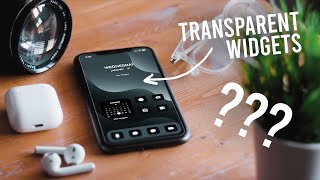 Minimal iPhone Setup Tutorial  Transparent Widgets and Custom Icons [upl. by Burroughs]