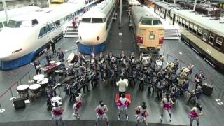 AMBITIOUS JAPAN （JR東海音楽クラブ吹奏楽団 2016年10月2日 リニア・鉄道館での演奏） [upl. by Ainod283]