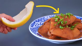 Cantonese Braised Pomelo Skin feat Papa Li [upl. by Oderfliw]