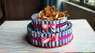 Money cake  DIY diy moneybouquet bouquet [upl. by Ahmar]