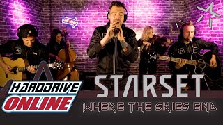 STARSET  WHERE THE SKIES END Live Acoustic Demonstration  HardDrive Online [upl. by Airamasor]