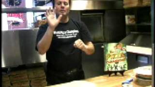 Tossing pizza dough  instructions by Tony Gemignani [upl. by Tay595]