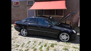 Mercedes Benz C32 AMG Cold Start and Engine Sound All Original [upl. by Anaik]