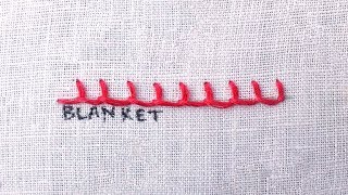 How to do a Blanket Stitch [upl. by Eimmis786]