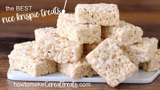 BEST Rice Krispie Treats Recipe [upl. by Noied]