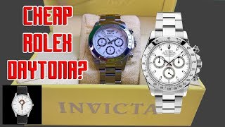 Invicta Speedway  CHEAP ROLEX DAYTONA  Should I Time This [upl. by Jasen139]