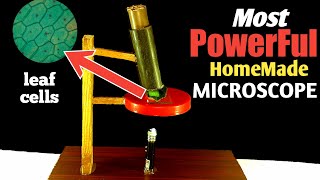 How To Make A Powerful DIY Microscope Thats Easy To Use [upl. by Ymar]