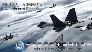 Ace Combat 04 FINAL MISSION  ISAF General Speech [upl. by Fee]