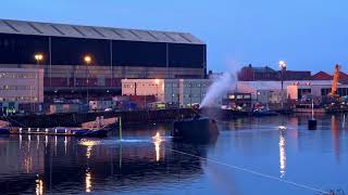 Fourth astute class submarine completes first dive at BAE Systems BarrowinFurness [upl. by Aciret831]