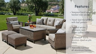 SunVilla Palafox 7 Piece Deep Seating Set [upl. by Lordan10]