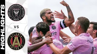 HIGHLIGHTS Inter Miami CF vs Atlanta United FC  April 24 2022 [upl. by Nahtaneoj458]