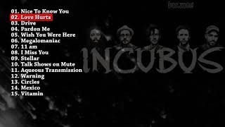 Incubus  The Best Playlist  Greatest Hits [upl. by Kusin]