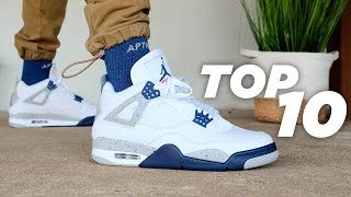 Top 10 AIR JORDAN 4 Sneakers of 2022 [upl. by Dj56]