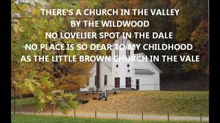 THE CHURCH IN THE WILDWOOD lyrics [upl. by Ahsema451]