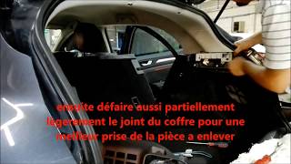 Tuto démontage embase antenne radio Renault Megane 4Disassembly antenna base radio Megane 4 [upl. by Nathanil264]