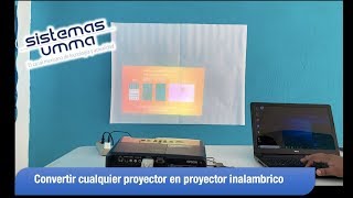 Convertir cualquier proyector en un proyector inalámbrico [upl. by Zetnwahs170]