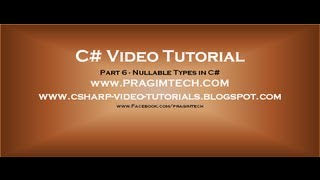 Part 6  C Tutorial  Nullable Typesavi [upl. by Eanram]