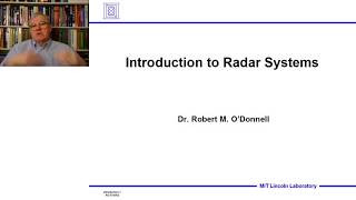 Introduction to Radar Systems – Lecture 1 – Introduction Part 1 [upl. by Barbur]