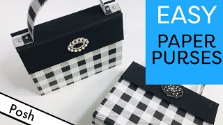 ⭐️WOW⭐️ Simply THE BEST Paper Purse EASY DIY Paper PurseFANTASTIC CHRISTMAS CRAFT FAIR 2O20 IDEA [upl. by Ahsac688]