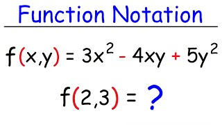 Evaluating Functions  Basic Introduction  Algebra [upl. by Ocirederf]