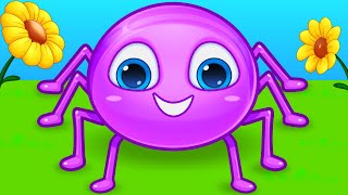 Itsy Bitsy Spider  Nursery Rhymes amp Kids Song by RV AppStudios [upl. by Pyle354]