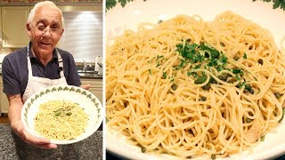 Spaghetti Aglio e Olio and Anchovies Recipe [upl. by Phillips]