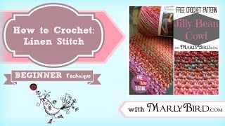 How to Crochet Linen Stitch [upl. by Engvall]