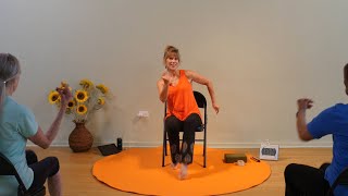 Energizing Chair Yoga for the Entire Body with Sherry Zak Morris Certified Yoga Therapist [upl. by Simdars]