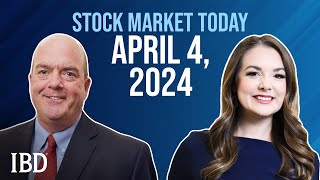 Stock Market Today April 4 2024 [upl. by Aniaz]