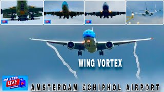 LIVE OVERHEAD NOISY Landing at Amsterdam Schiphol Airport  Tue Oct 29th 2024 [upl. by Letisha]